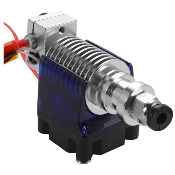3D-skrivertilbehør Metall Hotend Ekstrudersett V6 J-hode 1,75 mm, egnet for 3D-skriverdyse (12V) 0,4 mm
