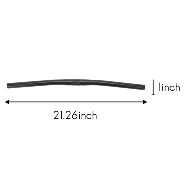 2X Alloy Fastlåst Rett Styre Håndtak Sykkel Fixie Rett Sykling Farge: Svart