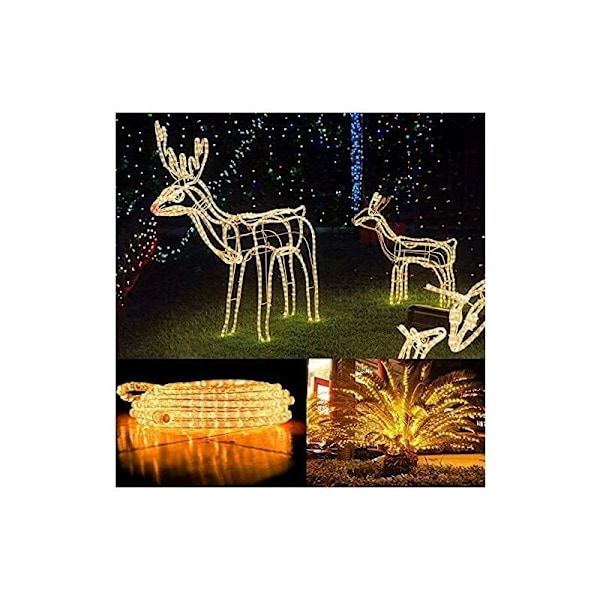 Fairy Lights, 10m 100 LED-ljusslingor Utomhus IP65 Vattentät med 16 Färger Timer Fjärrkontroll, Flerfärgad Ljus med Stickkontakt Dekoration, Varmvit