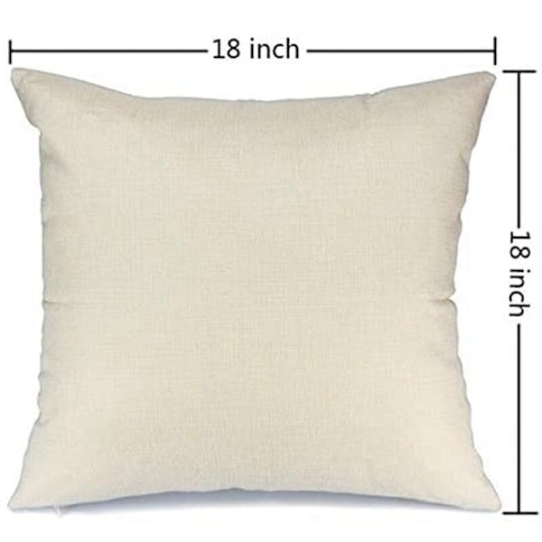Höstdekorationsörngott 18X18 Set om 4 för höstdekorationer Utomhuskuddar Gårdshus Kuddfodral för soffa