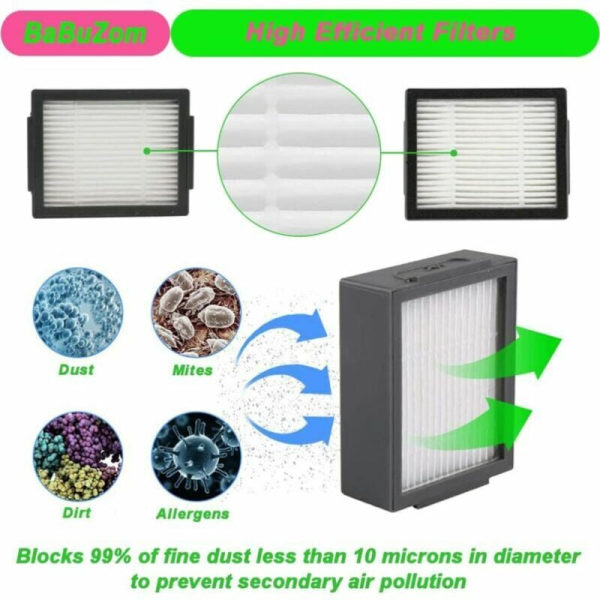 Tilbehørsutskiftningssett for iRobot Roomba j7 j7+ i7 i7+ i7 Plus E5 E6 E7 Reservedeler for Roomba E5 E6 E7 i7 i7+ i8 i8+ j7 j7+ i6 i6+ i3 i3
