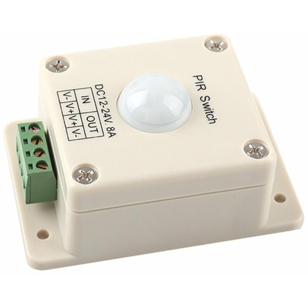 DC 12V 24V 8A Automatisk LED PIR Bevægelsessensor Lys Belysning