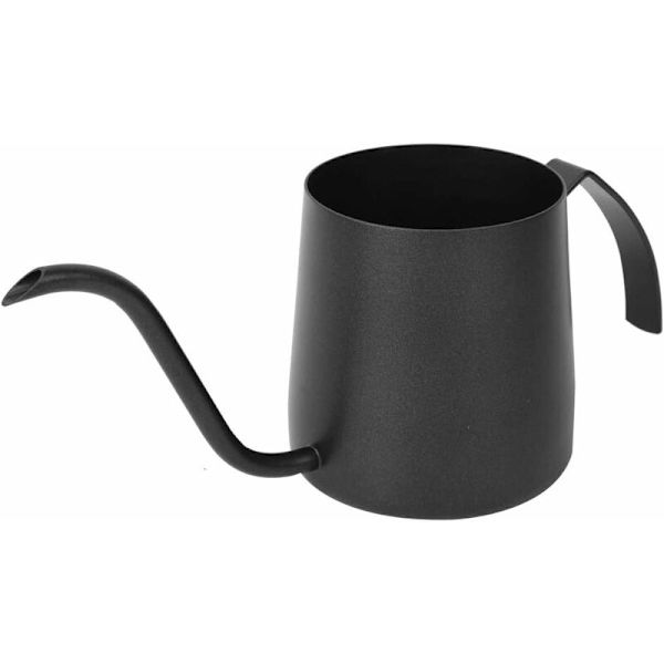 Ruostumattomasta teräksestä valmistettu kahvinkeitin (mattamusta, 250 ml)
