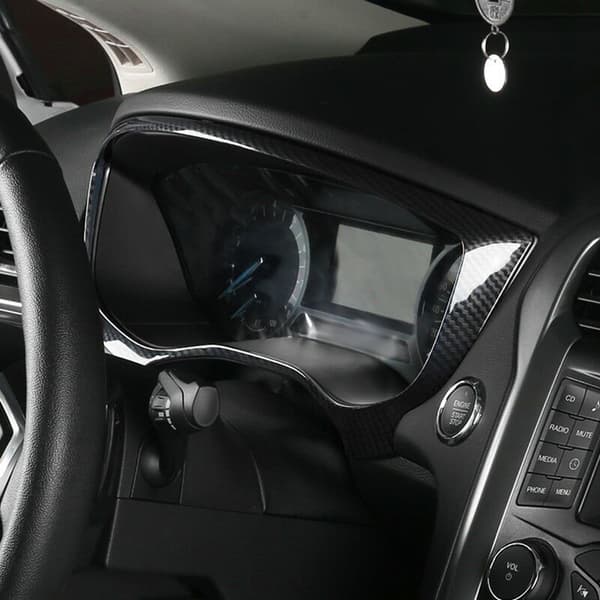 Fiber Dashboard Ramme Trim Panel Deksel for Mondeo 2013-2018 (Venstre Hånd Stasjon)