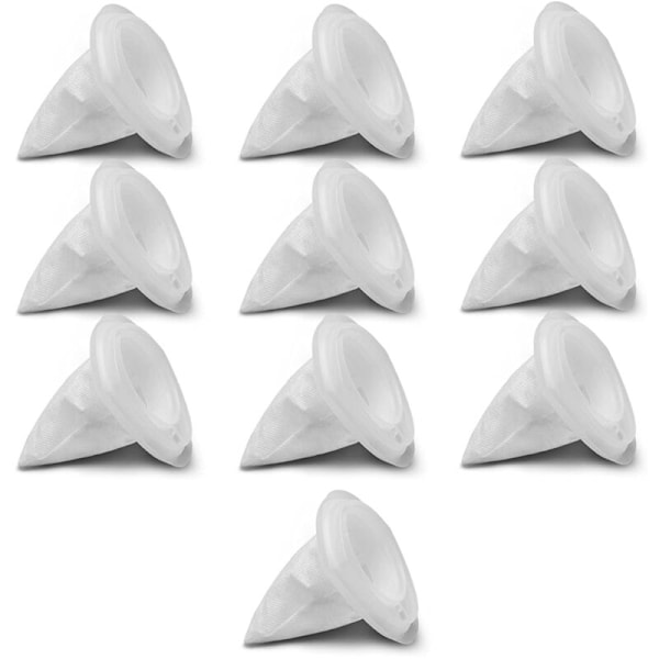 10 st Ersättnings-HEPA-filter för BlackDecker EVF100 BHD9600CHV Handhållen Dammsugare Tillbehör, 90590689