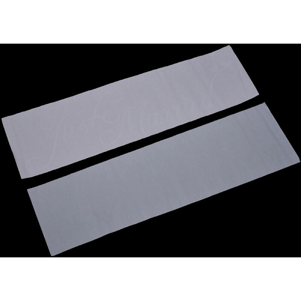 Hääauton tarrakoriste Banner-kyltti PVC-auton tarra