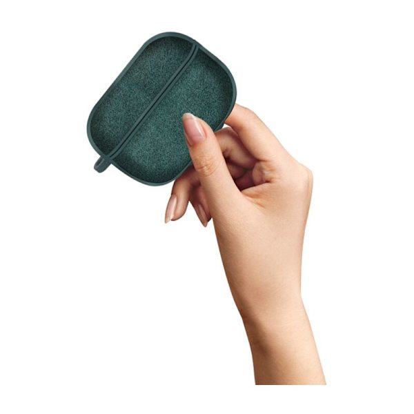 Cover til etui til 3 Bluetooth-hovedtelefoner Mini stødsikkert cover Mørkegrøn