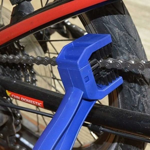 Cykelkæde renser, værktøj til rengøring af cykelkæder, MTB, racercykel, kæderensning, vaskebørste -