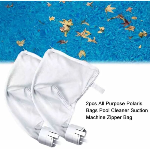 Bassenghusposer for Polaris 280 eller 480, 2 stk Nylon Glidelåspose Erstatning Multi-bruk Meshposer