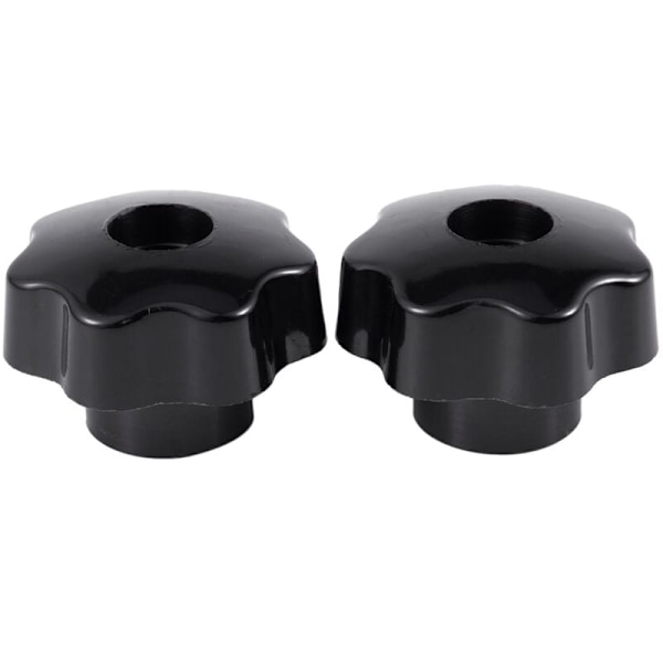 2 stk M10 muttere med én gjenge 50 mm plast stjernehode klemmehåndtak klemme