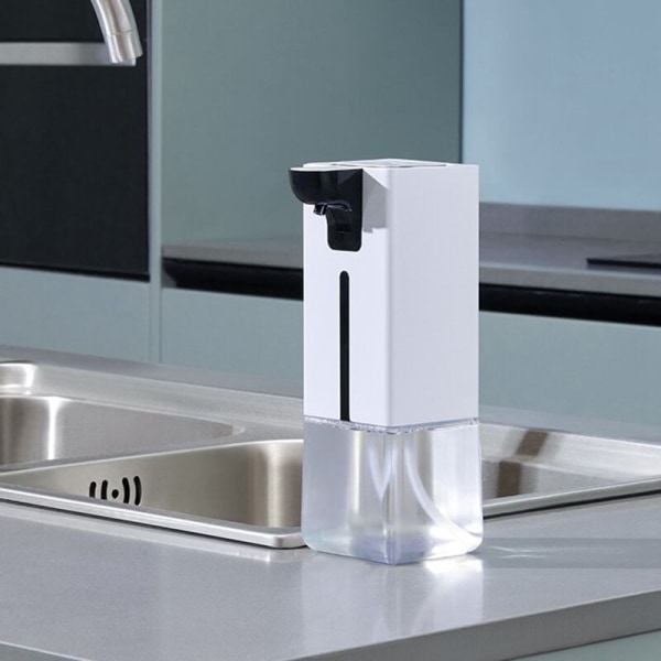 Smart Sensor Skum Dispenser Automatisk Håndvask Dispenser Tryk til Hjem Badeværelse - Blå