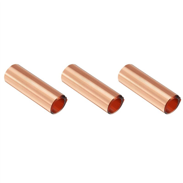 3x Kopparplåt Rulle, Metallplåt 1000mm x 100 0,03