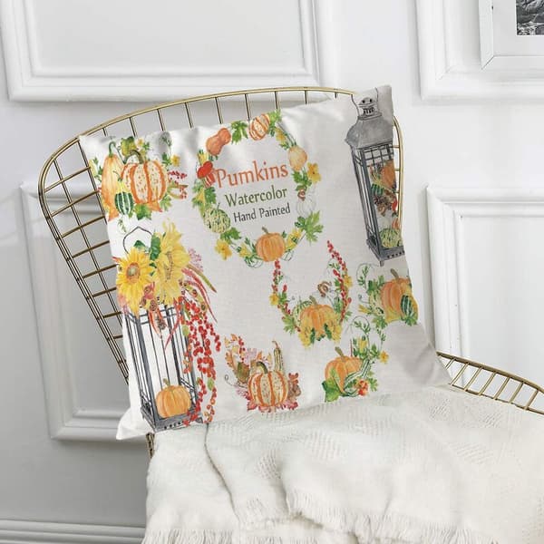 Kuddfodral 45X45Cm för Soffa Hemmakontor Dekor (4)