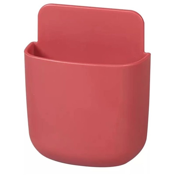 4-pack Väggmonterad Fjärrkontrollsförvaringslåda Garage Media Organizer Caddy för Sängbord Sovrumsvägg nattduksbord Säng TV Telefon Förvaringslåda för