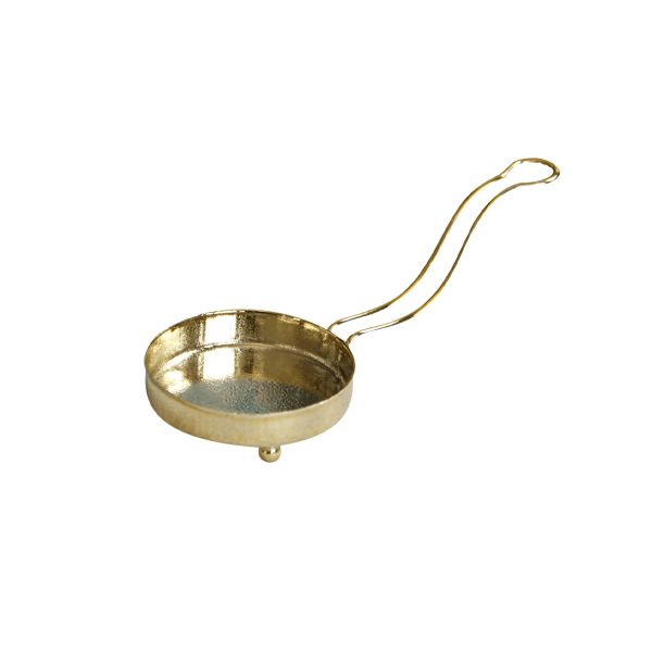 Håndholdt stearinlyskopp Enkel moderne stil Gullmetallholder lysestake
