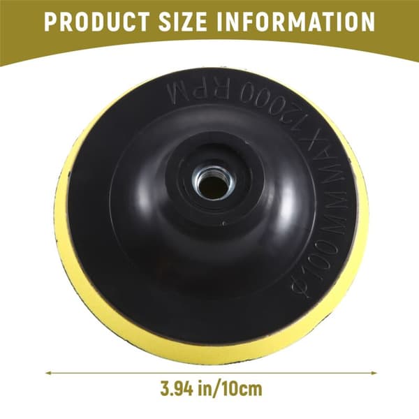 Vinkelsliper Poleringsskive og Loop Holder 4\" Dia