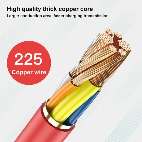 USB-kabel Ny 120W 4Ft Typ C-kabel Laddningskabel för Android Super Flash Laddningskabel - Vit