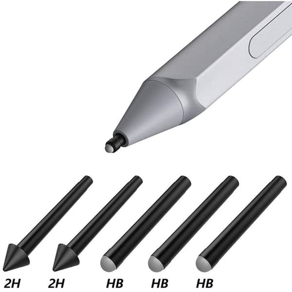 5 stk. Serie 2H Stylus Tip 2H Udskiftningssæt til Surface Pro 7/6/5/4/Book/Studio/Go