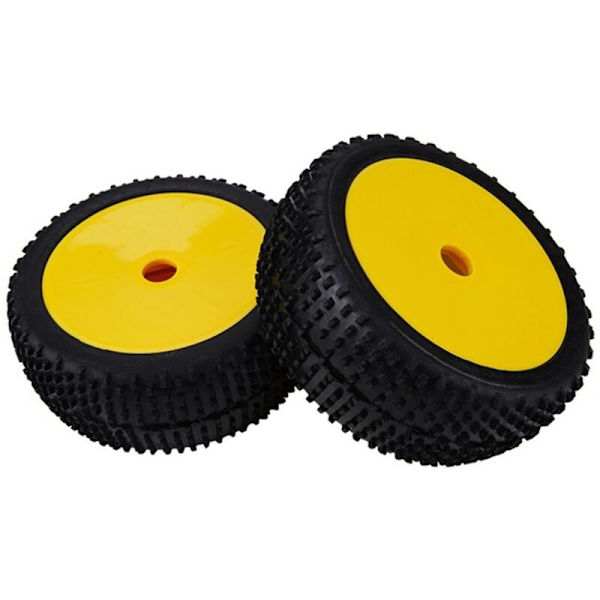 4 stk. Serie 17 mm Hex 1/8 Fjernbetjening Off-Road Bil Gummi Dæk Bageste Fælg Dæk Tilbehør til MP9, 3