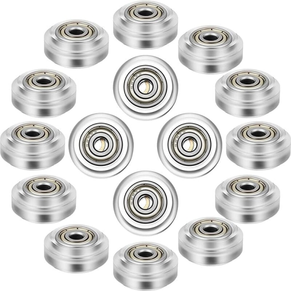 16Pcs 3D Printer Series Polycarbonate Pulley 3D Printer Wheels 625Zz Pulley Linear Bearing for CR10, 3, and More