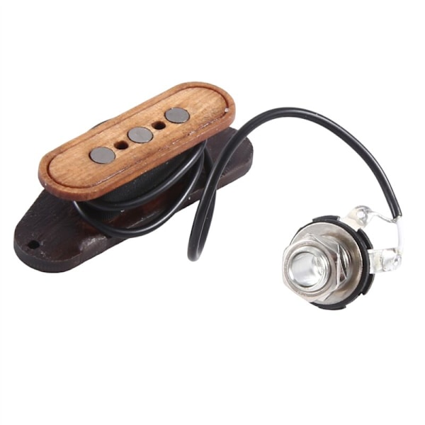Trä Hål Dia 6.35mm, 3-Strängad Gitarr Pickup, Elektrisk Gitarr Ersättningsdelar
