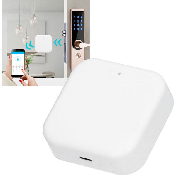 Smart dörrlås, fingeravtryckslås, fjärrkontroll, realtidslarm, smart WiFi-gateway för hemmet