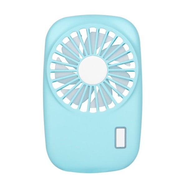 Handheld Fan Mini Powerful Small Personal Portable Fan Adjustable Speed ​​USB Rechargeable Cooling - Blue