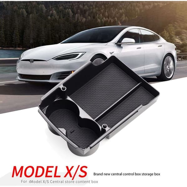 Oppbevaringsboks for bilens midtkonsoll, armlene, til Model S X 2016-2020