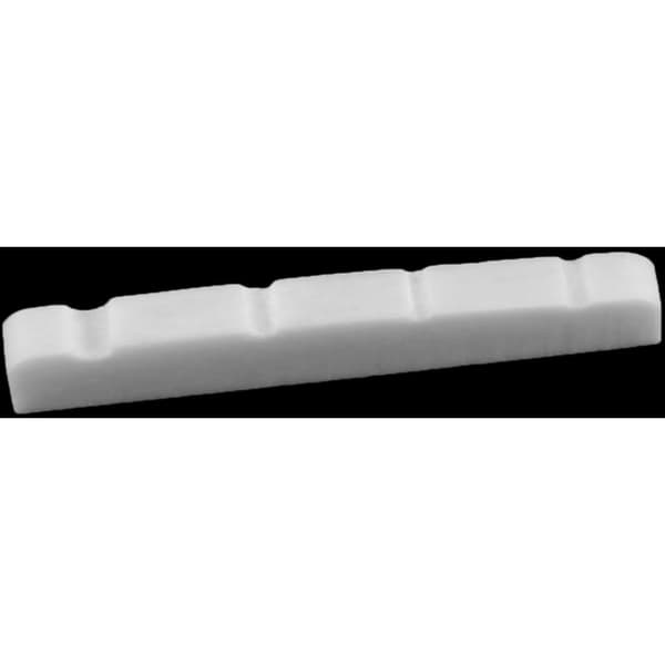 Bass Nut for Pre-Slotted Flat Bottom for JB Precision Bass 4-String Strings, 38X3.5X5 / 4.5Mm