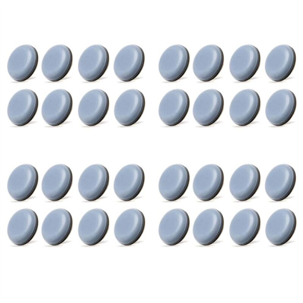 32 kpl Keittiökoneiden Liukusäätimiä, PTFE Magic Adhesive 25mm Kahvinkeittimille, Sekoittimille, Ilmakypsentimille, Painekattiloille