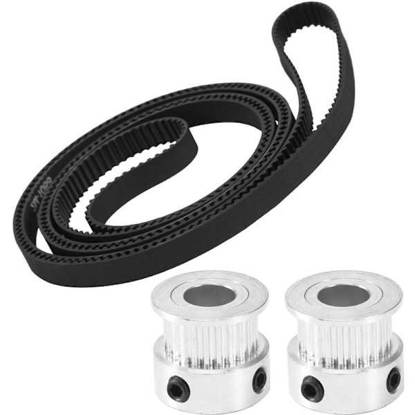 GT2 Z Synkroniserad Remskiva 24 Tänder Synkronhjul och 1068mm Rem för X5SA/X5SA PRO/X5SA-2E 3D-skrivare