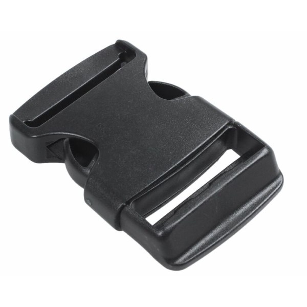 10X Hårdplast Remband Remsa Sidosläpp Spänne 3cm Bredd Svart
