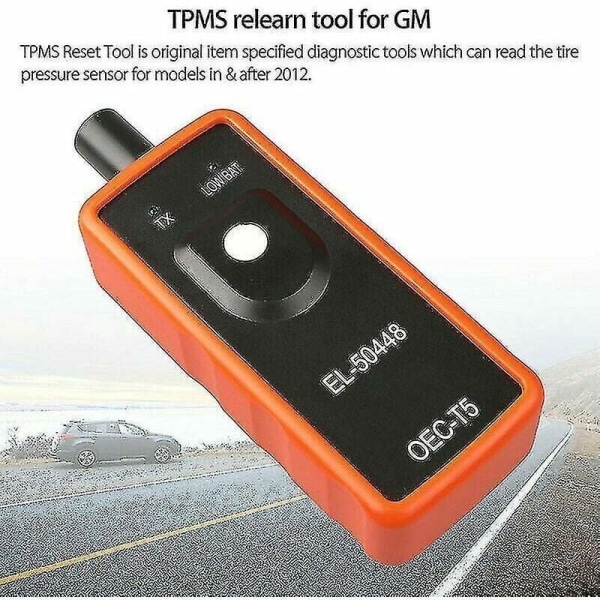 El-50448 Tpms Återställningsverktyg Omlärningsverktyg Automatisk Däcktrycksensor För Gm-fordon