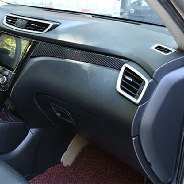 Bilsamåkare Center Console Dashboard Trim Strip Interiör Passagerarsida Kåpor för 2014-2018