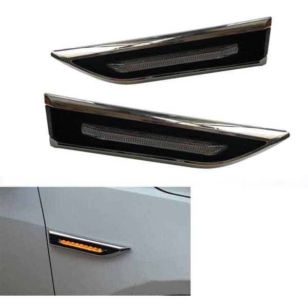 2 st Serie Bil Led Blinkers Dekal Passar för 2009-2015