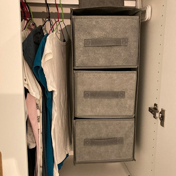 Hushållskläder Hängande Låda Box Underkläder Förvaring Väggskåp Garderob Organizer Hyllor Organizadores C