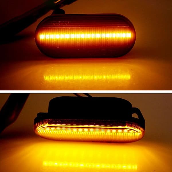 Til Golf 3 4 3BG - Focus MK2 Led Dynamisk Blinklys Side Markørlys