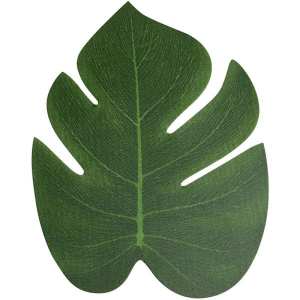 20 kpl Trooppisia Monstera-lehtiä, Simuloituja Monstera-lehtiä, Teko-trooppisia Palmulehtiä, Palmulehtiä Havaijilaiseen Juhlaan