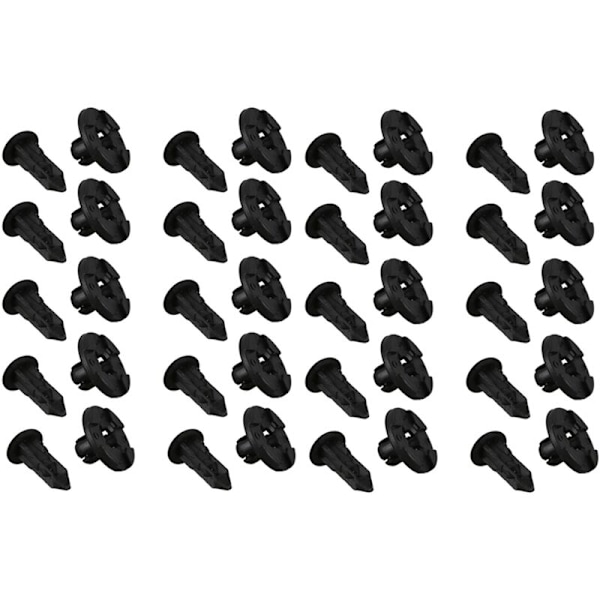 20 x Plastfäste 8mm för