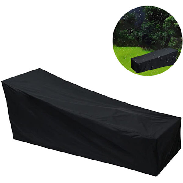 Vattentäta Solstolsskydd för Utomhus Trädgård Anti-UV, Hållbart 210D Material, Premium Solstolsskydd, 210754080cm