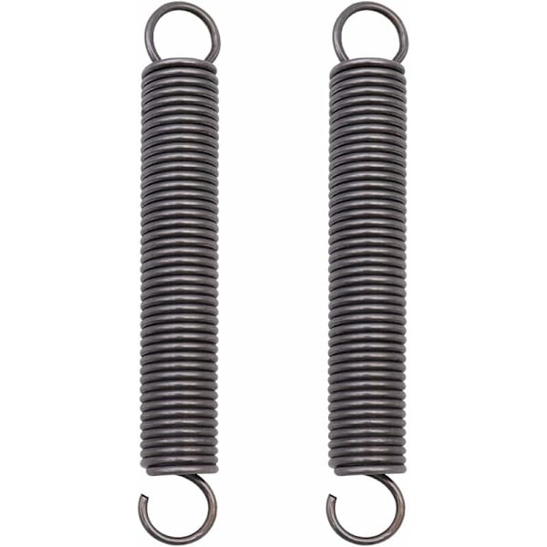2 kappaletta teräsvetojousi pidennetty puristusjousi kaksoiskoukkupidikkeet - 2x18x150mm