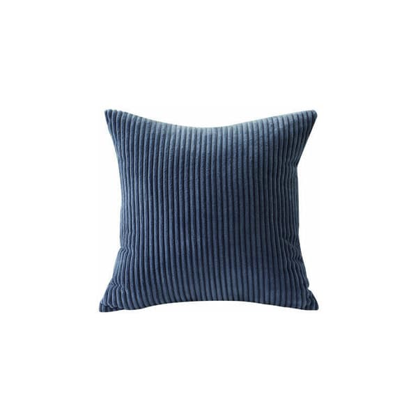 Set med 2 kuddfodral 45x45cm Sammet Mörkblå Kuddfodral