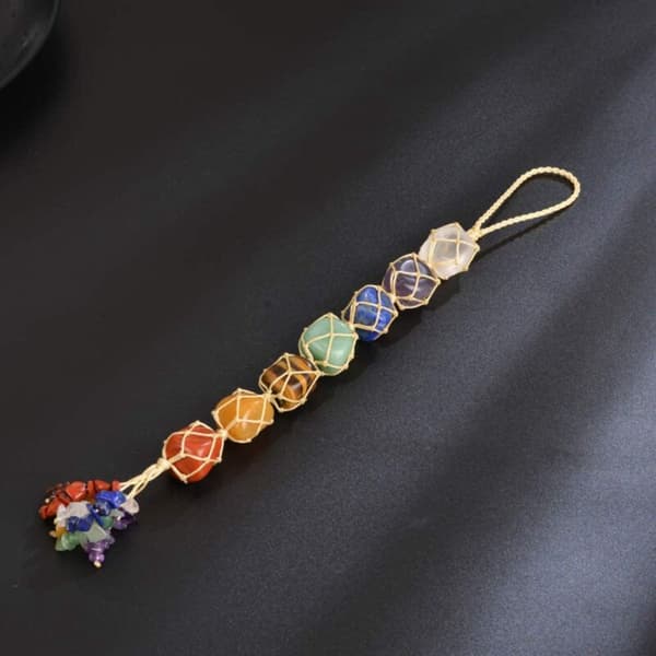 Chakra Healing Crystal Lykkebringende Bildekorasjon Feng Shui Vinduspynt