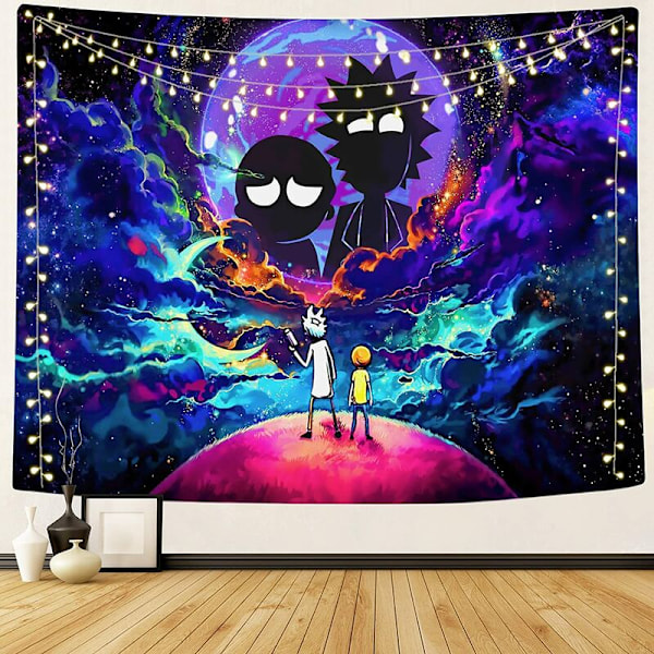 Rick och Morty väggbonad för vardagsrum sovrum sovsal heminredning (73X95CM)