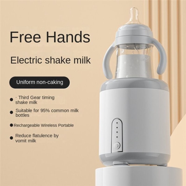 Babyflaskor Mjölkskakare Flaskor USB Automatisk Intelligent Elektrisk Babyflaskor Shaker för Resor Baby-B