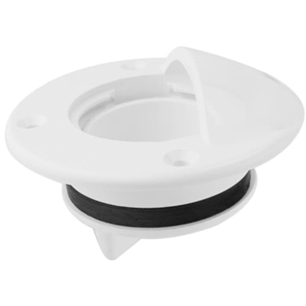 Universal Vit Nylon Båtdäck Dräneringsventil Dräneringsplugg Bung Plugg Ersättningstillbehör