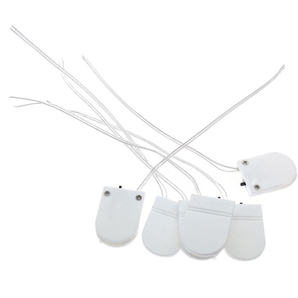 10 stk. CR2032-serie knapcelle-batteriboksholder med tænd/sluk-knap 3V batteriboks