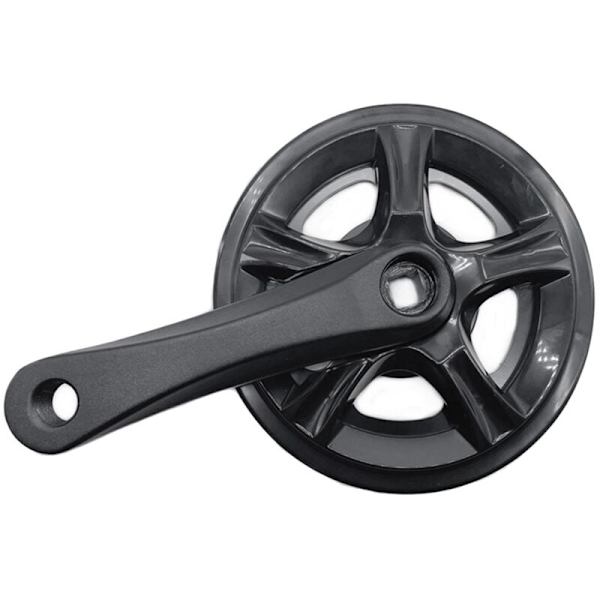 Enkelhastighetscykel vevparti 32T hopfällbar elcykel vevparti aluminiumlegering 127MM lock cykeltillbehör