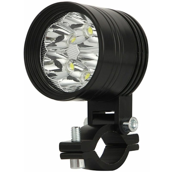 1 stk Super Lys Hvid Motorcykel LED Spotlight Forlygte Vandtæt Spot Hovedlampe Kørsel Tåge Lys 6000K - 60W