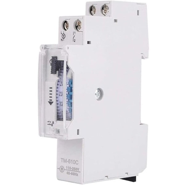 Rail Time Switch Intelligent DIN Rail Timing Control Switch TM610C 220V Timer Relay til gadebelysning